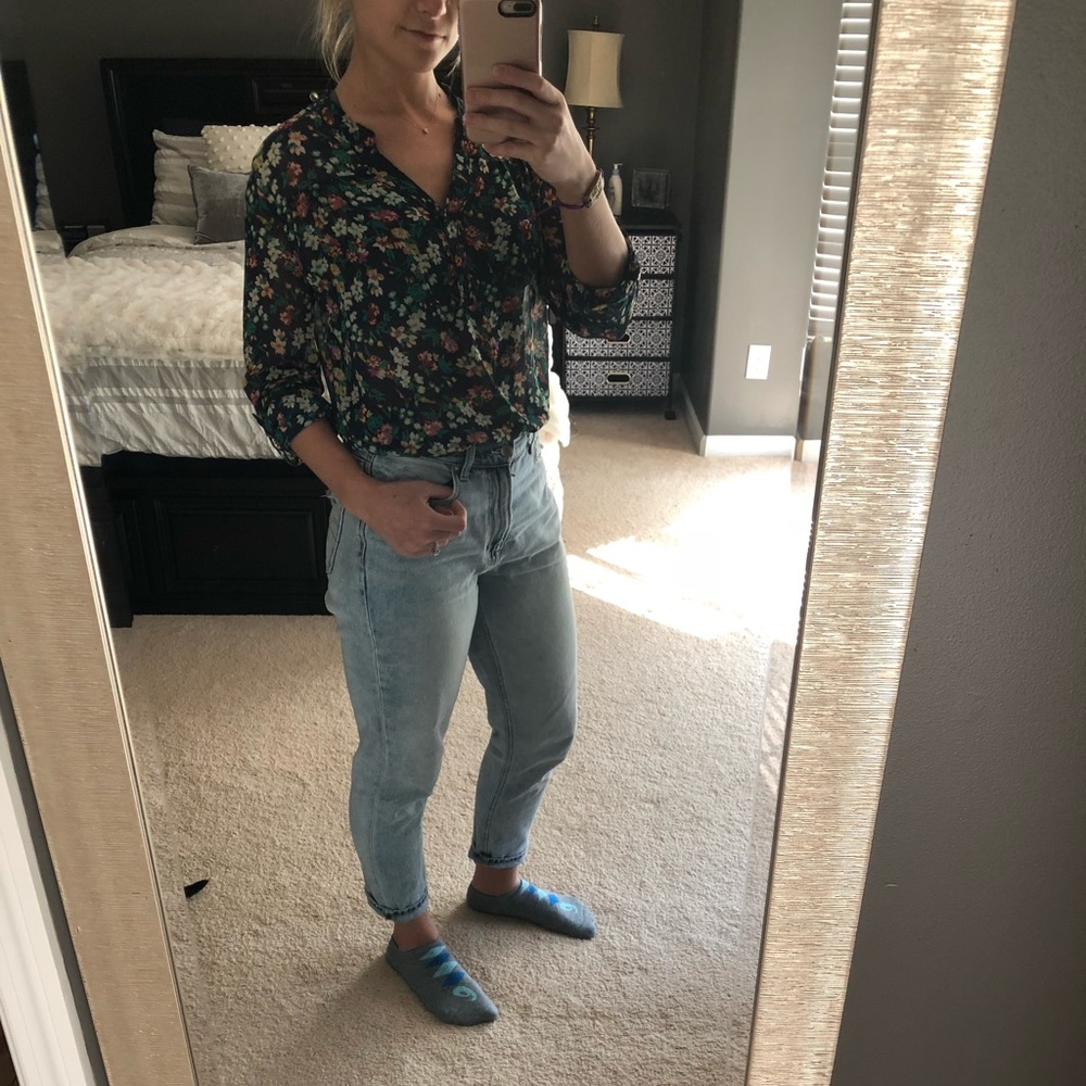 Sheer Floral Shirt